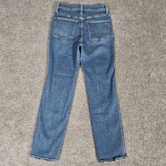 Madewell Jeans Womens 26 Blue Stovepipe Ditmas Wash Straight Stretch Normcore - Picture 2 of 16